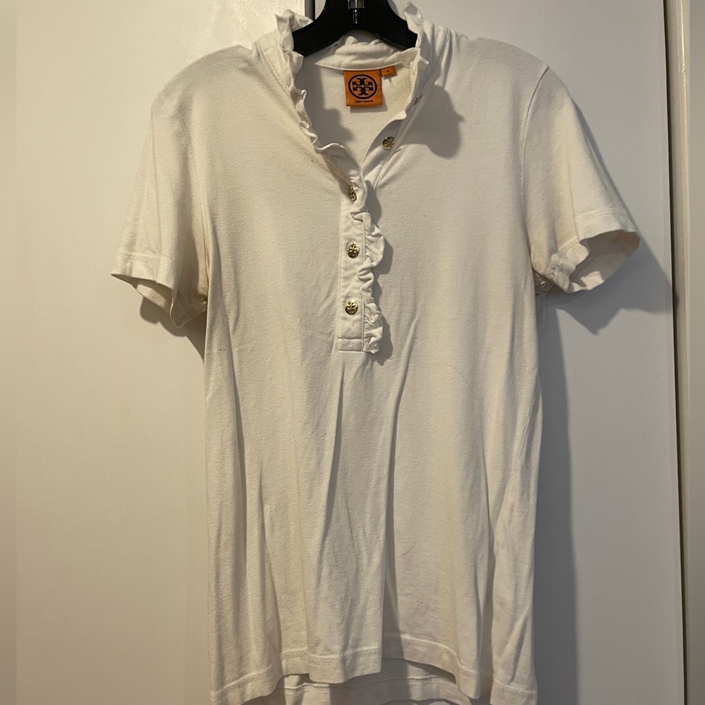 White Tory Burch polo size M
